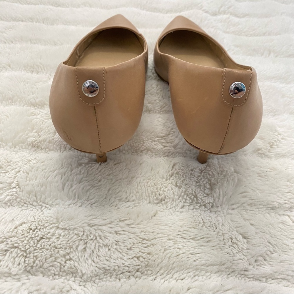 Michael Kors Tan Leather Pumps Heels Size 7 - Picture 9 of 15